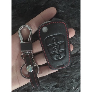 Bao da chìa khoá kia cerato, k3, k5, seltos, soluto, morning, sorento, rondo handmade da thật