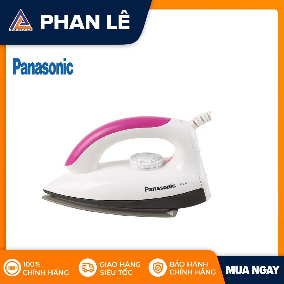 Bàn ủi khô Panasonic NI-317TVRA (Trắng phối hồng)