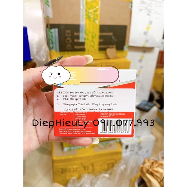 Tăng đề kháng - Abidol Nga