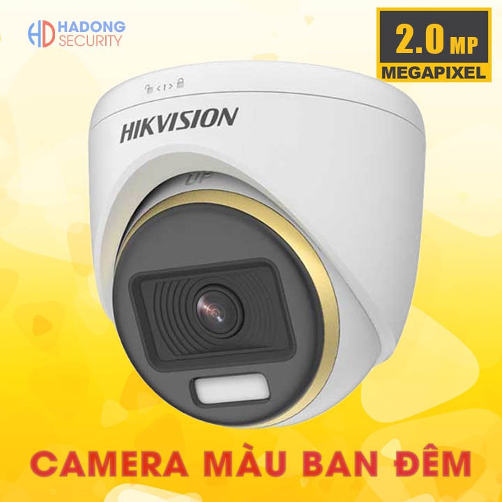 Camera có màu ban đêm 2MP trong nhà Hikvision DS-2CE70DF3T-MF, chống ngược sáng thực 130bD