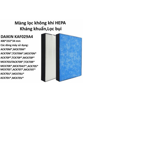 MÁY LỌC KHÔNG KHÍ DAIKIN NỘI ĐỊA NHẬT
