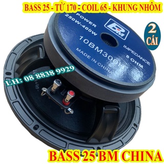 Cặp bass 25 bm china coil 65mm từ 170 nhập khẩu chính hãng - giá 2 chiếc
