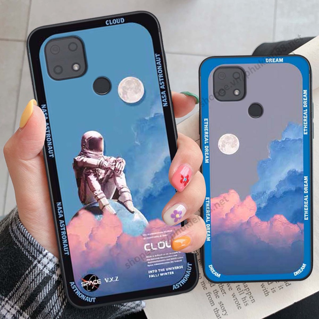 Ốp Xiaomi Redmi 10C hình vũ trụ, mountain, cloud phong cách cá tính