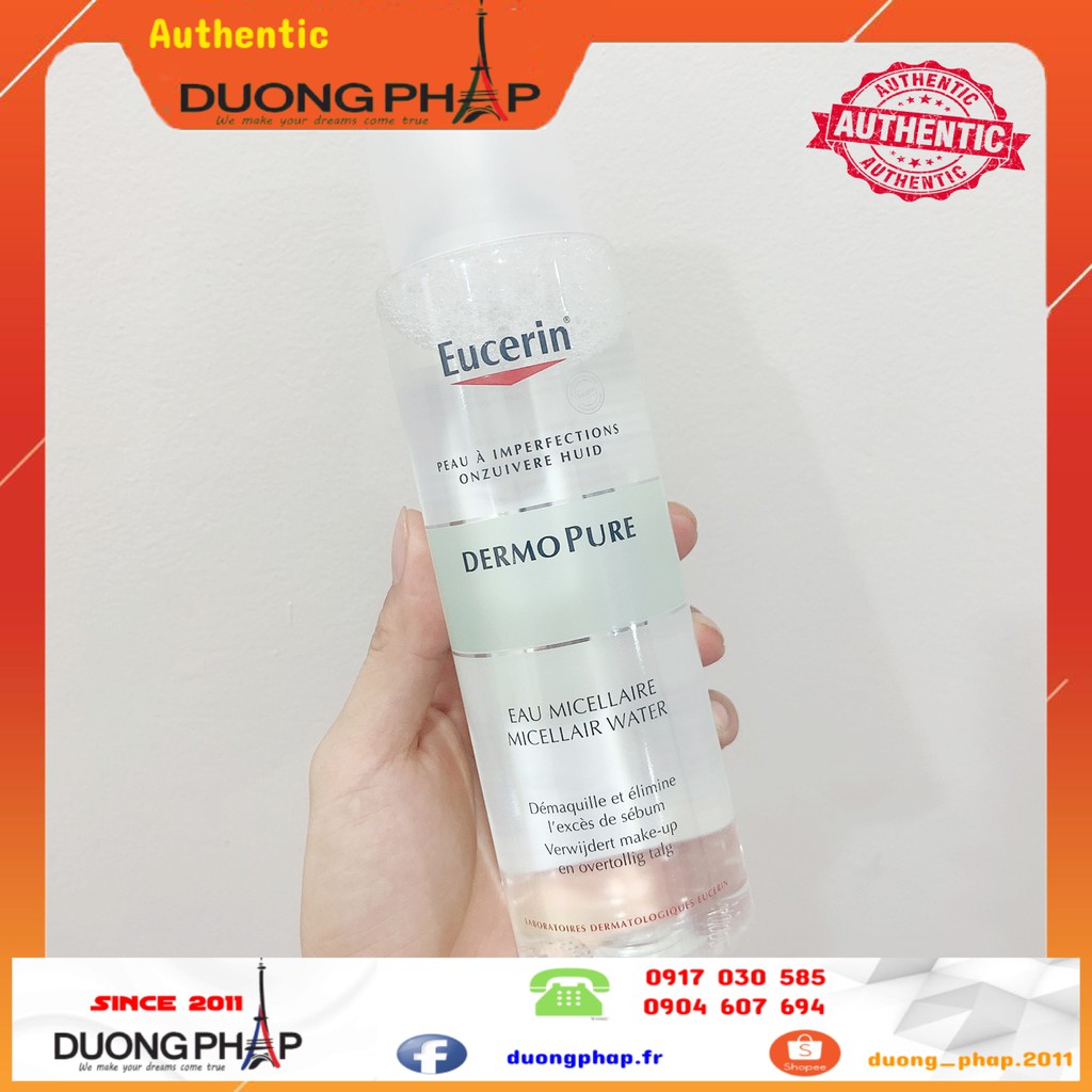 Nước tẩy trang Eucerin 400ml