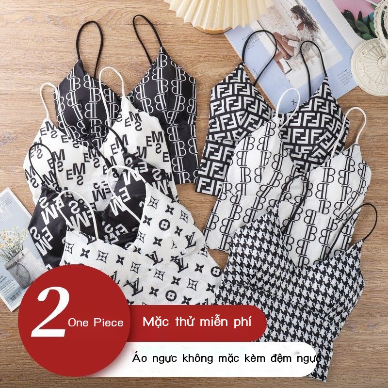 Băng lụa quấn ngực sexy đẹp lưng sling áo ngực áo vest mặc ngoài áo ngực ống của phụ nữ không có vòng thép áo ngực đáy q