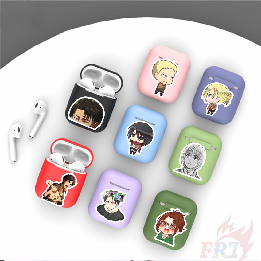 Set 100 nhãn dán họa tiết Attack on Titan Series E chống nước dùng trang trí thủ công DIY