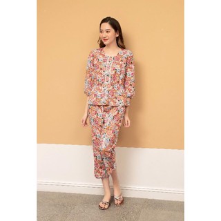 Bộ cotton quần dài áo dài tay nữ thời trang việt thắng