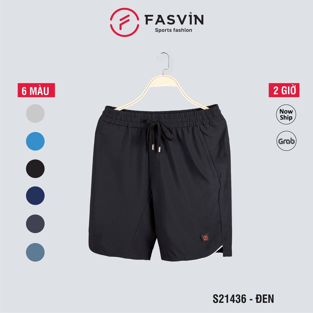 Quần short thể thao nam Fasvin S21436.HN chất liệu cao cấp mềm mịn màu sắc tươi tắn, trẻ trung