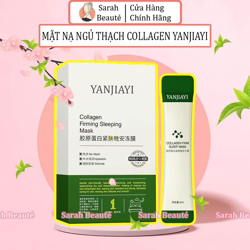 Mặt Nạ Ngủ Thạch Colagen Trắng Da, Căng Bóng - Sarah Beaute MP11