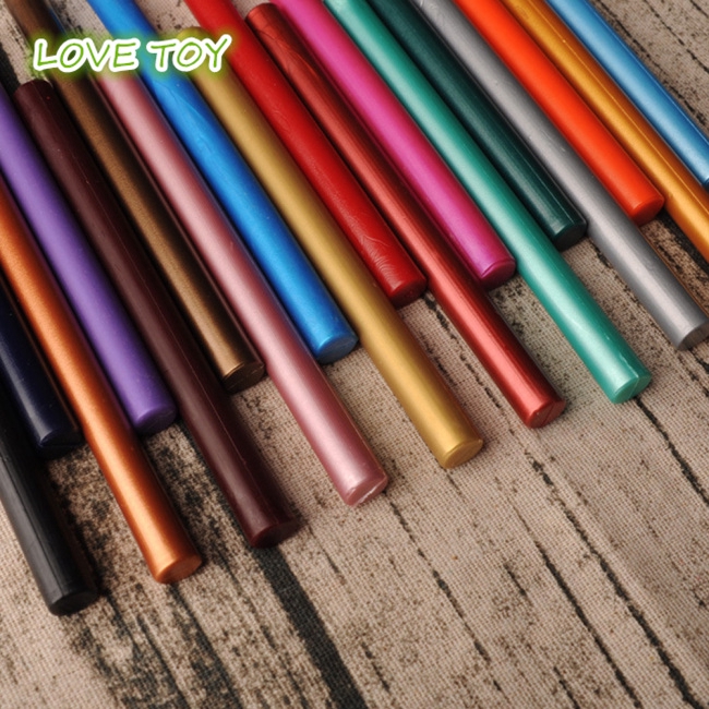 Bộ 10 que sáp niêm phong bì thư phong cách cổ điển