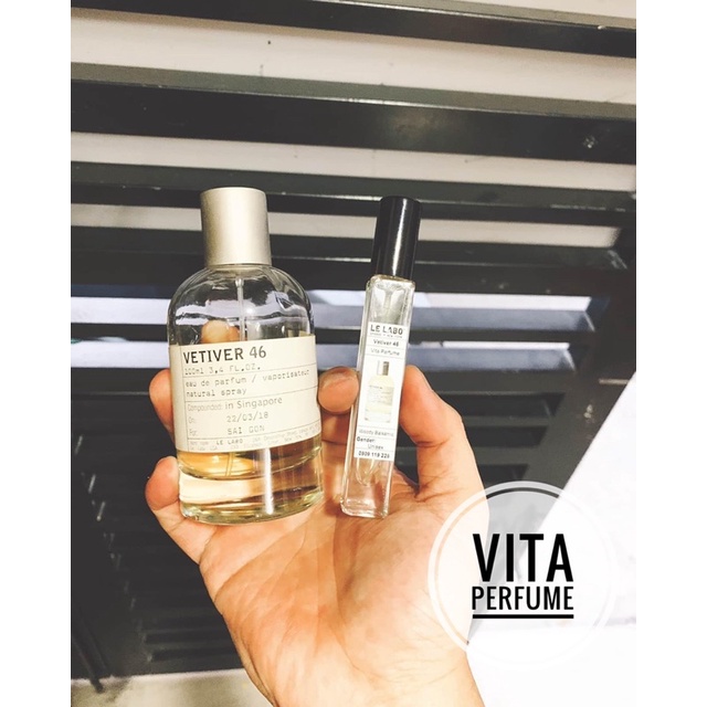 Vial Dạng Xịt Nước Hoa Niche 46 𝐋𝐞 𝐋𝐚𝐛𝐨 𝐕𝐞𝐭𝐢𝐯𝐞𝐫 46