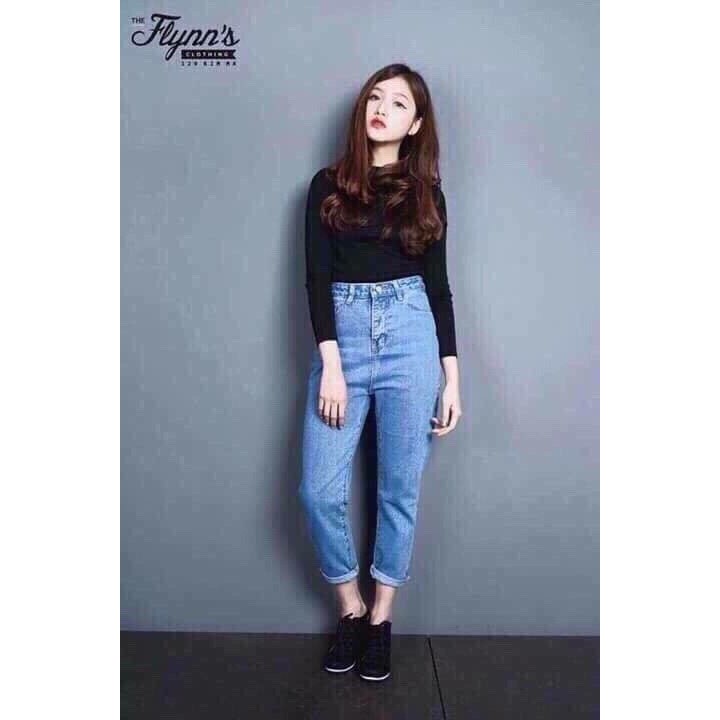 quần baggy jean nữ