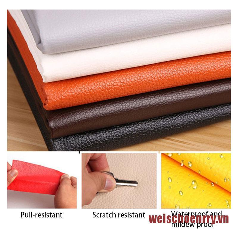 Wei Miếng Da Dán Trang Trí Ghế Sofa Tự Dính Không Ủi Kích Thước Lớn 25x30cm
