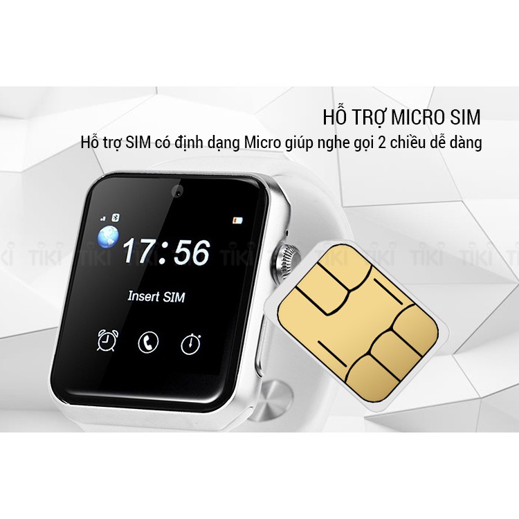 Đồng hồ thông minh Smartwatch DM09 Kiểu dáng sang trọng – Lắp Sim nghe gọi