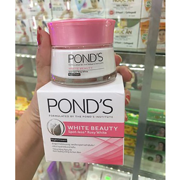 Kem dưỡng trắng da ban đêm Ponds White Beauty 50g