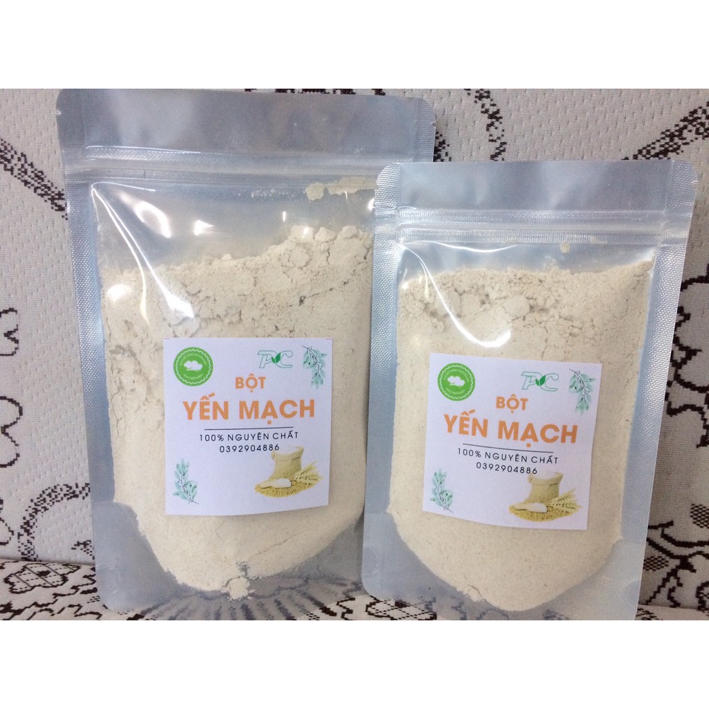 Bột yến mạch nguyên chất đắp mặt đẹp da (100gram-200gram)