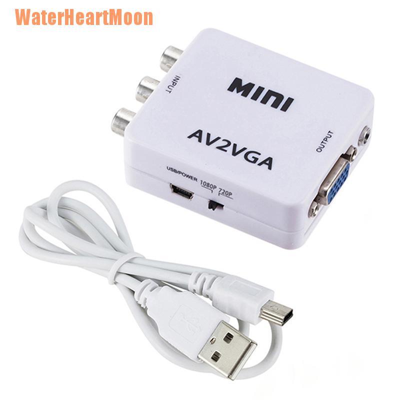 Bộ Chuyển Đổi Video Từ Av Rca Sang Vga Hd 1080P Tv | BigBuy360 - bigbuy360.vn