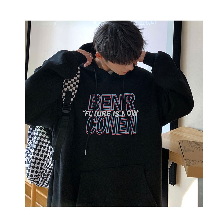 Áo Hoodie phong cách Ulzzang Hàn Quốc tay dài hình Benr Conen phong cách cá tính CoolZ C009