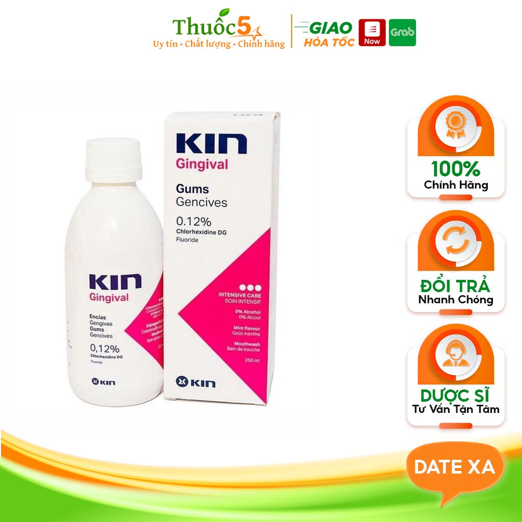 Kin Gingival nước súc miệng hộp 1 chai 250ml
