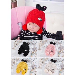 Mũ len mickey cho bé