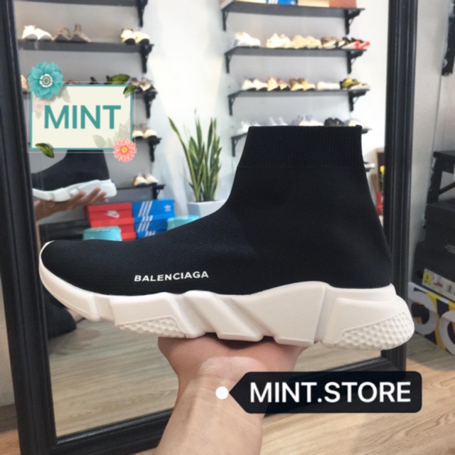 (SALE SỐC - Video ) Giày thể thao Sneaker Balen Đế Trắng
