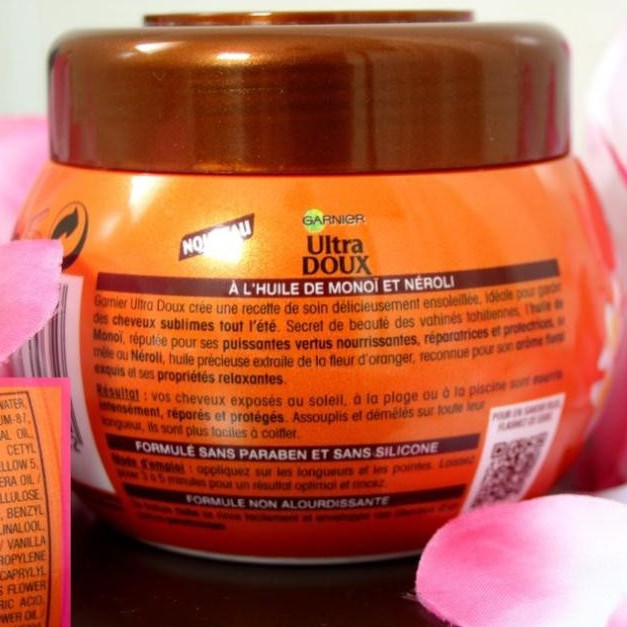 Garnier Masque Réparateur Après Soleil à L'Huile de Monoi et Néroli - Mặt Nạ Ủ Tóc Phục Hồi 300ml | BigBuy360 - bigbuy360.vn