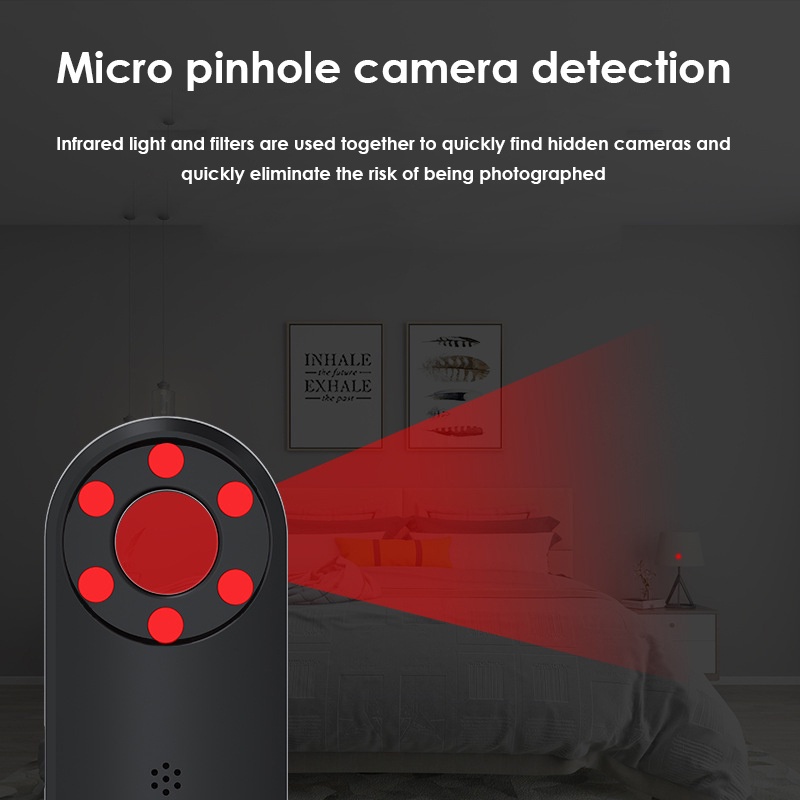 Máy dò tín hiệu chống theo dõi GPS quét Camera EuroTech Rada AK400 10Mhz-5Ghz ❤️Hanrui Offical❤️