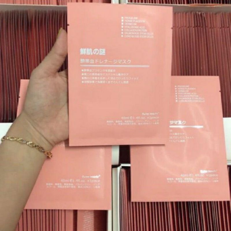 Mặt Nạ Nhau Thai Cừu, Mặt nạ Cuống Rốn Nhật Bản Rwine Beauty
