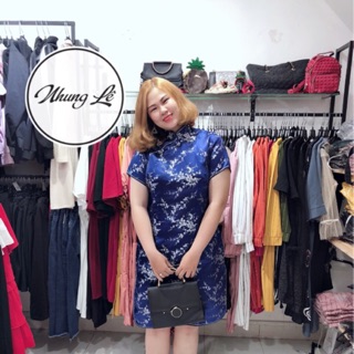 Sườn xám tết bigsize 50kg-100kg