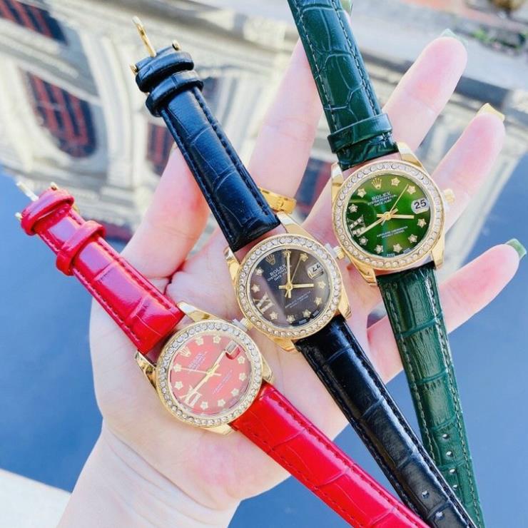 Đồng hồ nữ Rolex viền kim cương đẳng cấp quý cô siêu sang chảnh