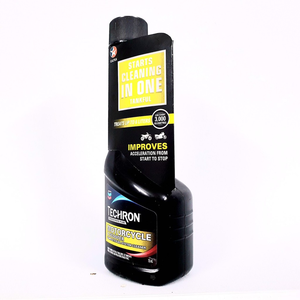 Dung dịch làm sạch hệ thống nhiên liệu động cơ xe máy Caltex Techron Concentrate Plus – Motorcycle 75ml