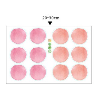 Decal Dán Tường Họa Tiết Chấm Hồng FX-B06