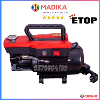 Máy rửa xe mini | Máy rửa xe gia đình Cao áp Etop RS1 1500W| Có áp chống giật l chống cháy