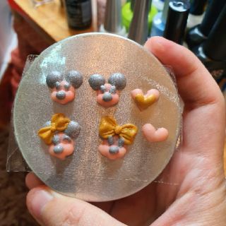 khuôn chuột silicon làm bột nail
