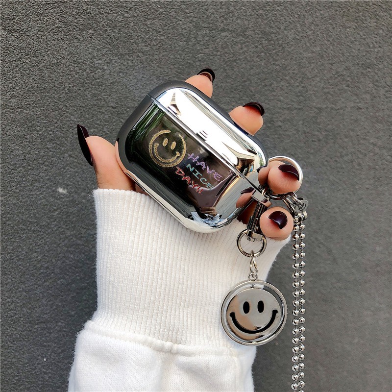 AirPods Pro AirPods 1 AirPods 2 Swivel smileys Electroplated smiley TPU Bluetooth headset case Soft case | BigBuy360 - bigbuy360.vn