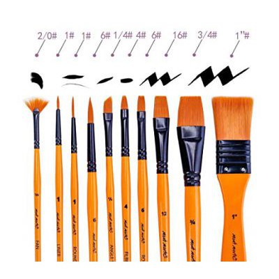Bộ Cọ Vẽ Acrylic Mont Marte BMHS0030 -Acrylic Taklon Brush