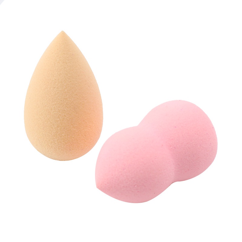 Mút trang điểm mini màu sắc ngẫu nhiên có thể trang điểm khô và ướt