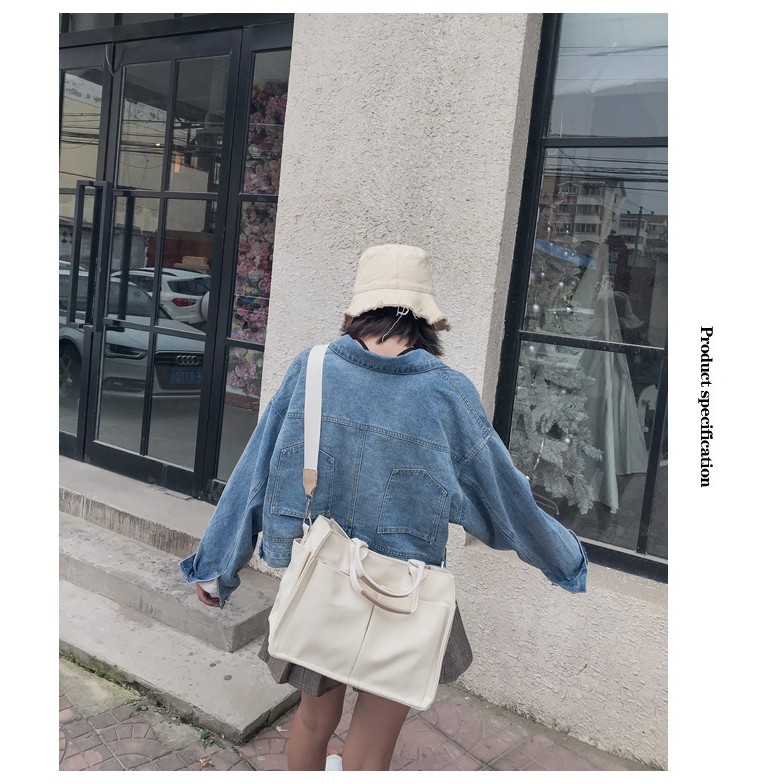 Túi xách nữ đi học, đi làm chất vải canvas form túi đẹp | BigBuy360 - bigbuy360.vn