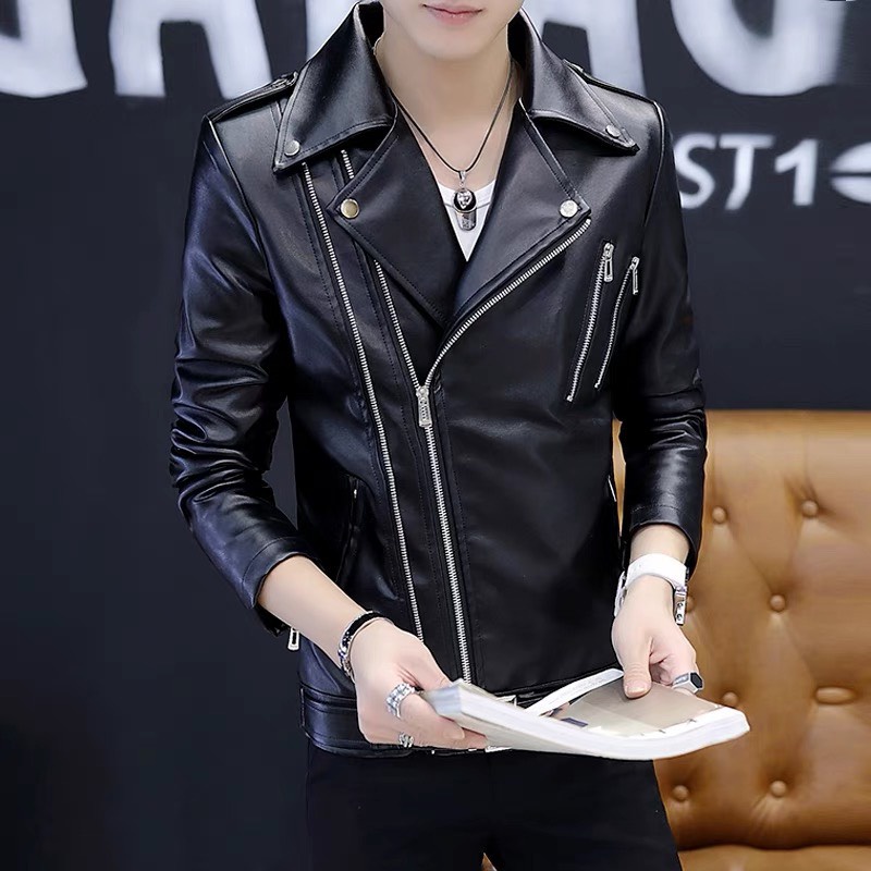 Áo da nam biker jaher mẫu mới nhất 2022