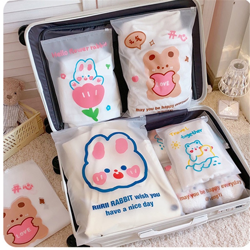 Set 3 Túi Đựng Mỹ Phẩm Trong Suốt Tiện Dụng Khi Đi Du Lịch