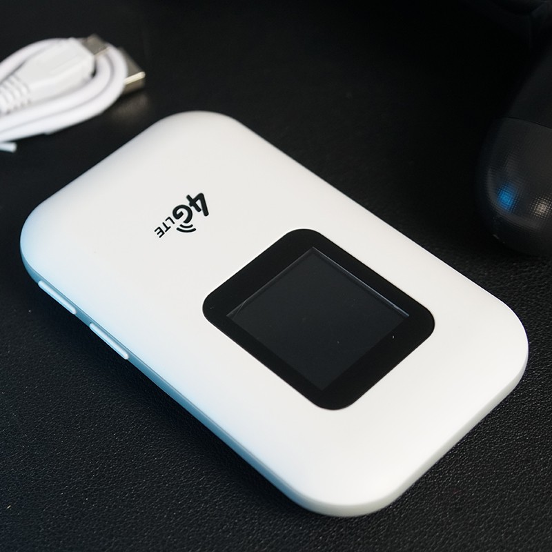 Bộ phát wifi di dộng từ sim 4G LTE M100 Bộ phát wifi 4G có màn hình LCD Pin 2400 Mah - Hỗ trợ vừa sử dụng vừa sạc | BigBuy360 - bigbuy360.vn
