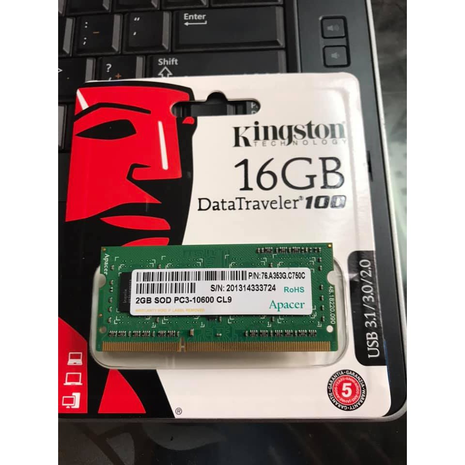 Ram Laptop 2Gb DDR3 1333 2Gb PC3-10600s nhiều hiệu bh 3 năm