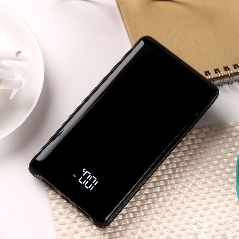 Hộp Sạc Dự Phòng 6 Pin 18650 Hai Cổng Usb Tiện Dụng Cho Điện Thoại / Máy Tính Bảng Diy