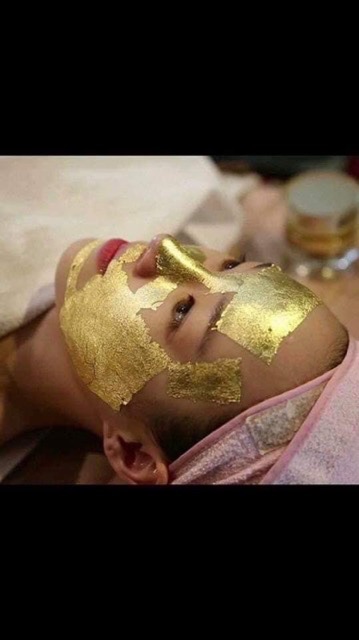 Combo 100 nạ miếng vàng lá nano 24K