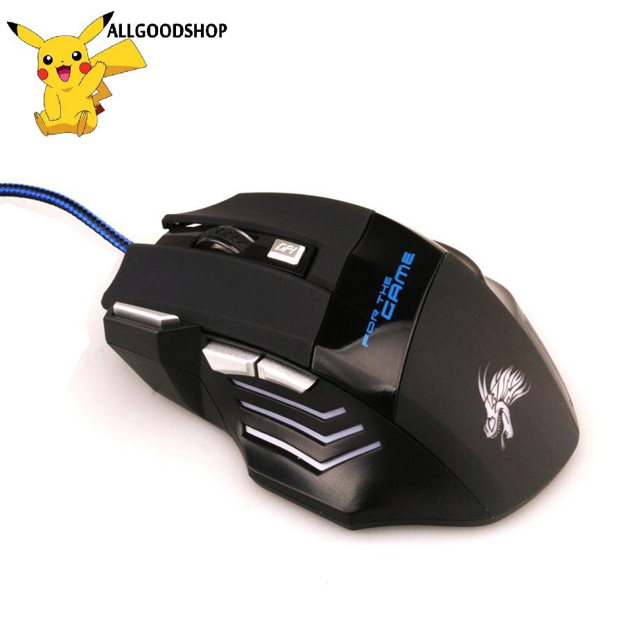 Wired Colored chuột 7 Button 2500dpi LED Optical USB Computer Mouse Gamer