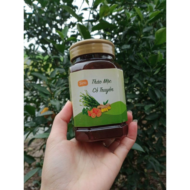 Siro ho Thảo Mộc Cổ Truyền 100% nguyên liệu thiên nhiên phòng và giảm các triệu trứng ho tốt cho cả trẻ sơ sinh 360ml | Thế Giới Skin Care