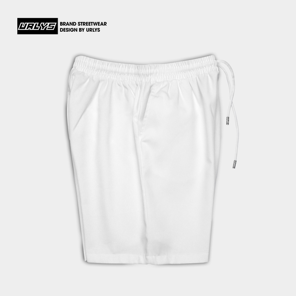 Quần short kaki nam nữ URLYS mềm mịn quần sóoc ngắn màu trắng unisex trẻ trung sooc nam cao cấp