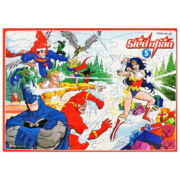 Sách - Ghép hình Siêu nhân 5