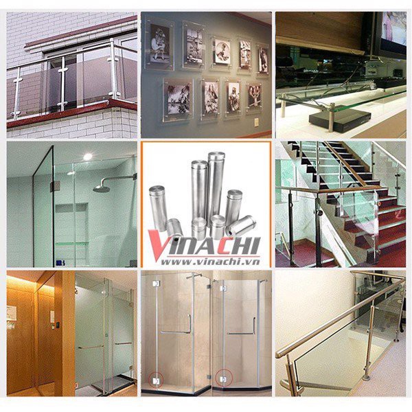 ỐC CHÂN KÍNH INOX ĐẸP - BỘ 4 CÁI