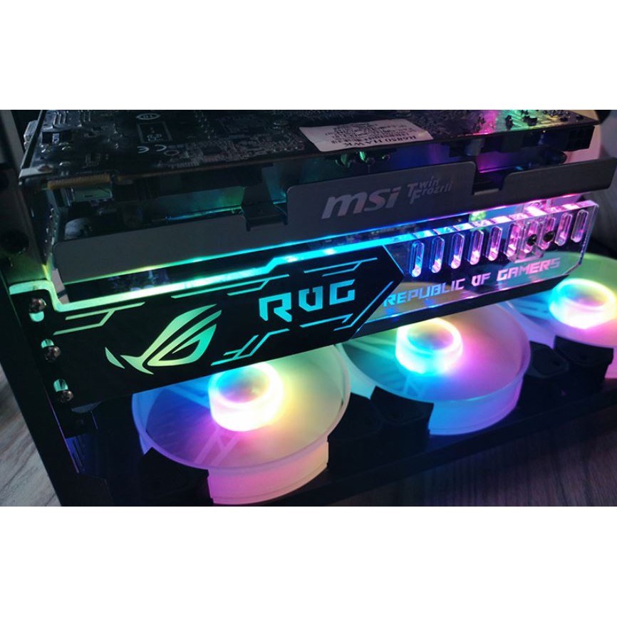 Giá Đỡ VGA ROG/Aorus RGB - Đồng Bộ Coolmoon